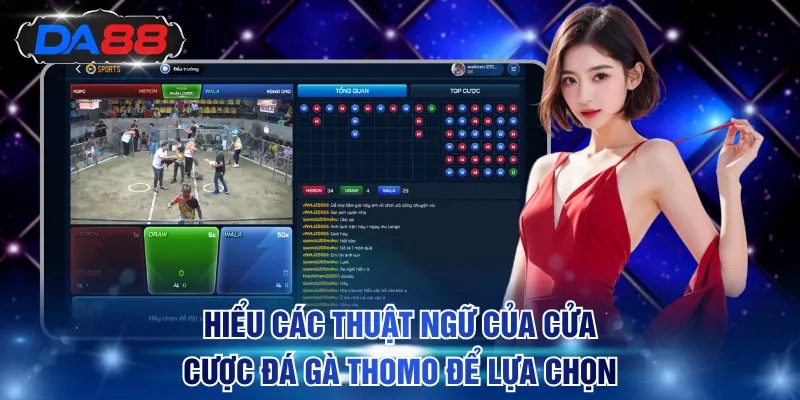 Hiểu các thuật ngữ của cửa cược Đá Gà Thomo để lựa chọn